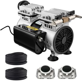 VEVOR Pond Aerator, for Up to 3 Acres, Lake Aeration System with 3/4 HP 4.7 CFM Compressor, 100' x 3/8" Weighted Tubing, and 10" Membrane Diffuser